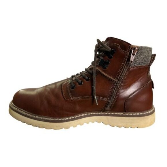 Steve Madden Delwak Brown Lace Up Boots Casual Ankle Chukka Mens Size 11 - Picture 12 of 13